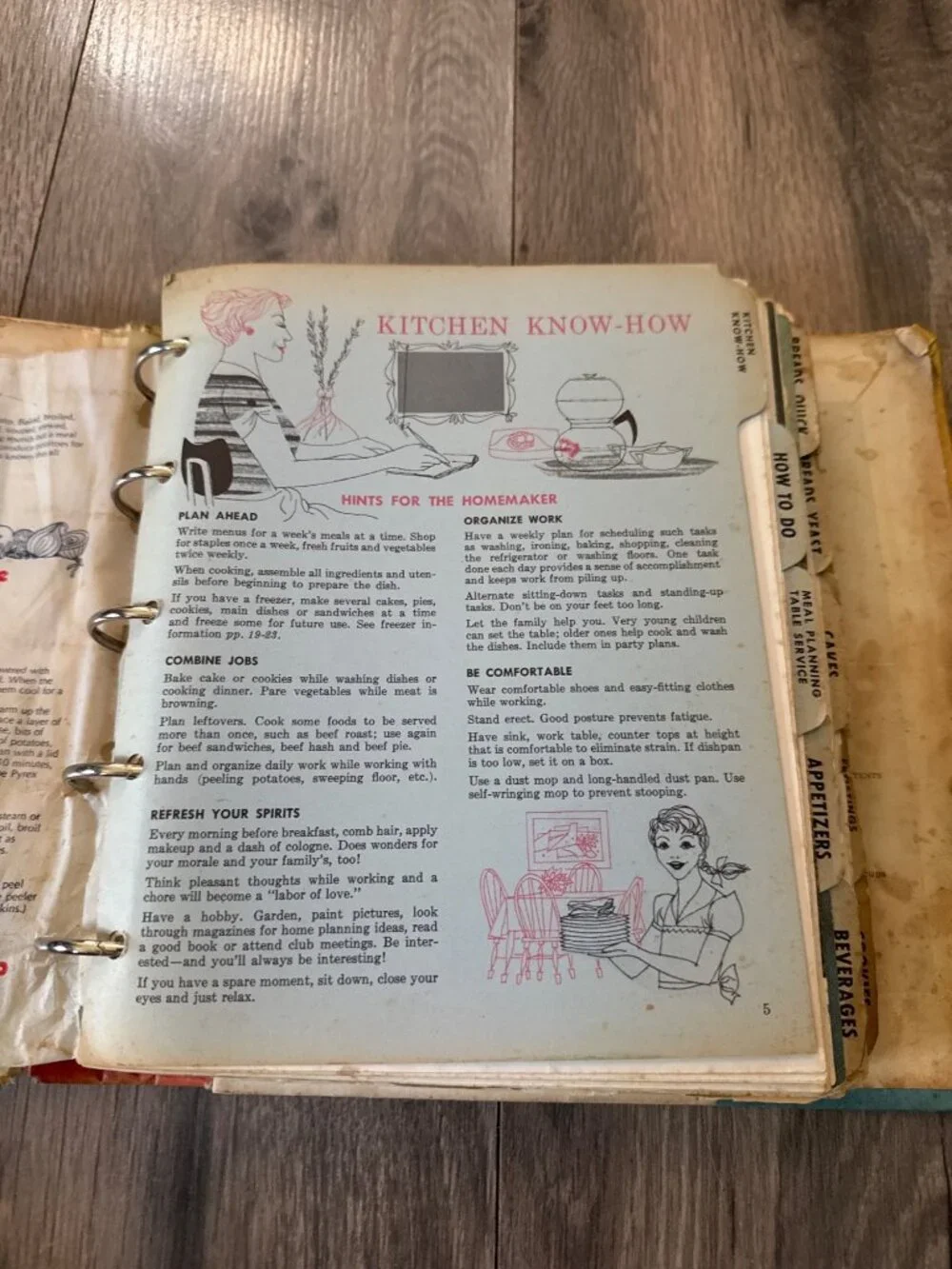 Betty Crockers New Picture Cook Book Vintage 1950s Hardcover Binder